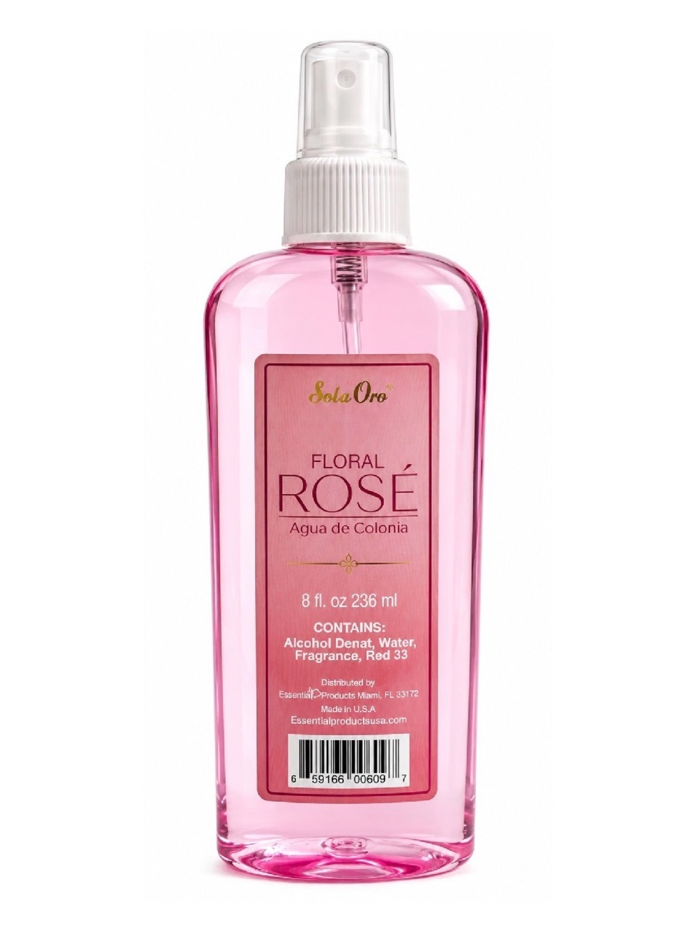 Sola Oro Floral Rosé Agua de Colonia - Pink Body Mist